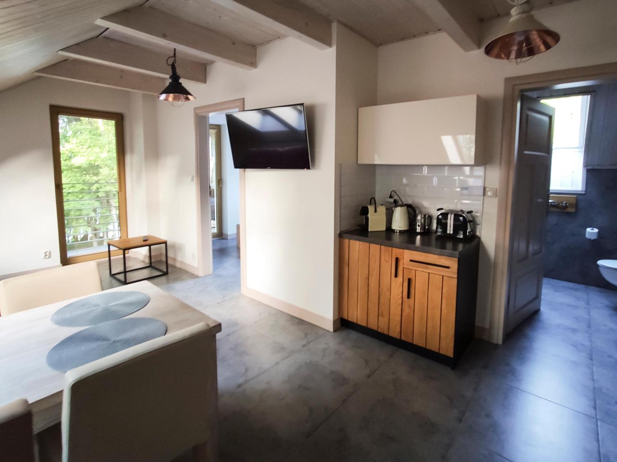 Mazursko - Komfortowe Apartamenty Nad Jeziorem, Sauna, Kominki Na Parterze Kretowiny Szoba fotó